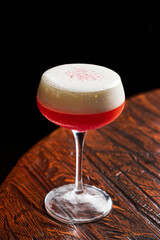 tasty cocktail in the bar