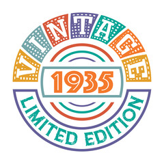 Vintage 1935 Limited Edition