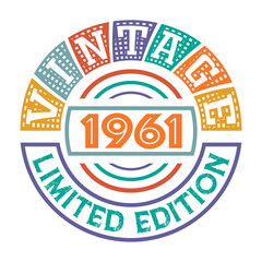 Vintage 1961 Limited Edition