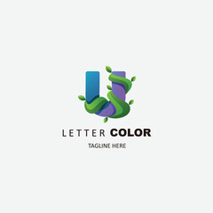 squirrel jump design gradient colorful logo icon