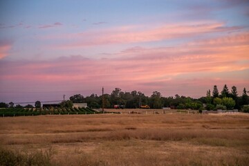 Fototapeta na wymiar An overlooking view in Sacramento, California