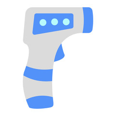 Thermometer Gun Flat Icon