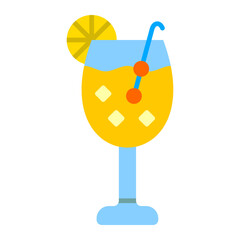 Cocktail Flat Icon