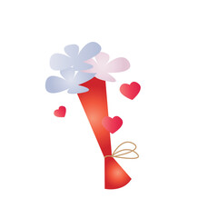 Valentine Ornament Illustration Set Collection Trend