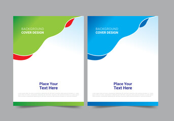 Cover for annual report and business catalog, magazine, flyer or booklet. Brochure templates