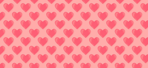 Valentines day background hearts, colorful candies