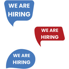 We are hiring