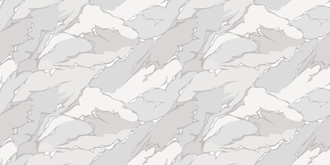 White marble background. Marbling venetian plaster pattern. Abstract stone seamless texture. Good for ceramic tiles, wallpapers print. Vector illustration
