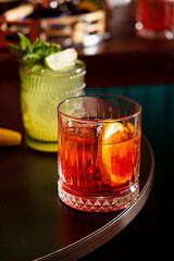 tasty cocktail in the bar