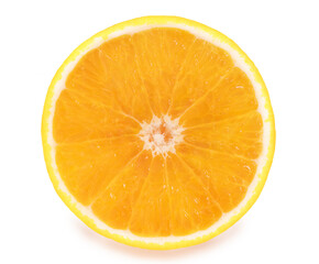 Mandarin orange with isolated on white background,Fresh orange isolated on a white background , clipping path.