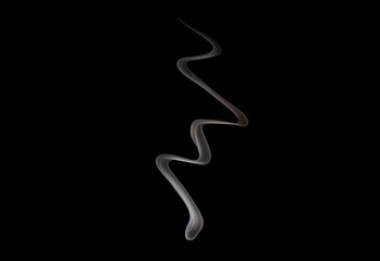 Smoke in black background, easy to use