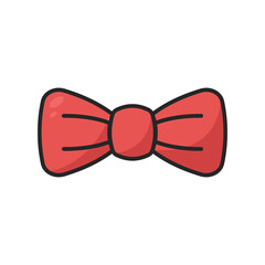 bow tie icon vector design template in white background