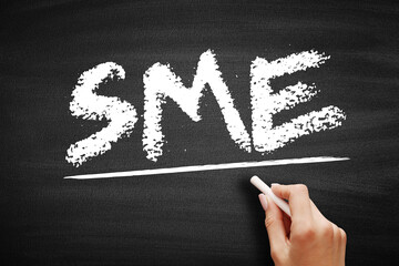 SME Small And Medium-sized Enterprises - businesses whose personnel numbers fall below certain...