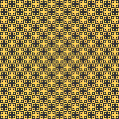 Seamless pattern with geometric a black background. Vector illustration