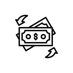 Change back icon in vector. Logotype