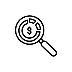 Analytics  icon in vector. Logotype