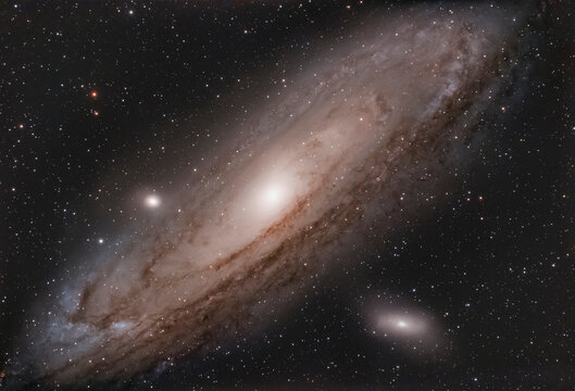 Andromeda Galaxyand surrounding stars
