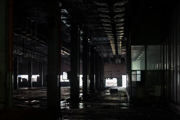 Details of an old abandoned factory