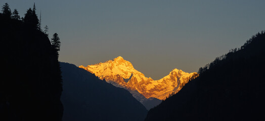 Mount Manaslu. Nepal