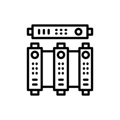 Server Pack icon in vector. Logotype