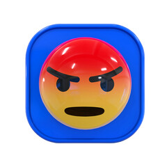 3D Angry Emoji 