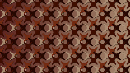 Warm/Dark Colored Geometrical textured pattern with decorative ornamental illustrations for desktop, wallpaper, background, texture