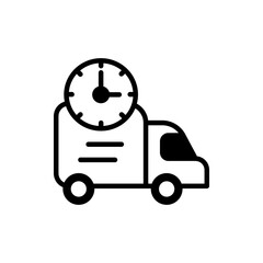Delivery icon in vector. Logotype
