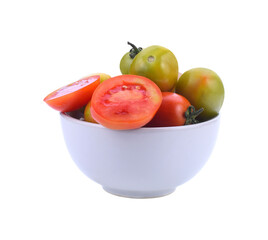 Cherry tomatoes stack isolated transparent png