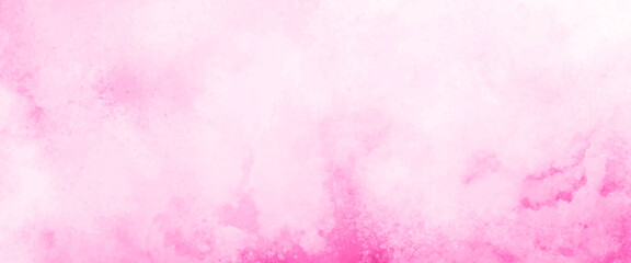 Abstract magenta shades aquarelle illustration. Watercolor canvas for creative grunge design, acrylic shinny pink flowing ink grunge texture, soft pink splash abstract pink background.