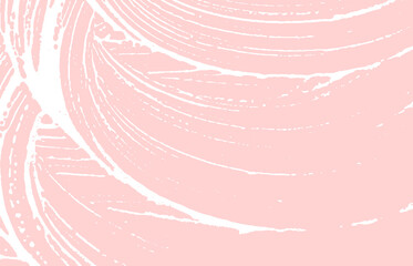 Grunge texture. Distress pink rough trace. Fetchin