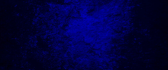 Dark blue rough grainy stone or concrete wall texture background, blue and black background texture, marbled stone or rock textured banner with elegant dark black and blue color and design.