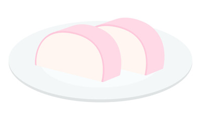 かまぼこのイラスト