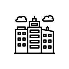 Metropolis icon in vector. Logotype