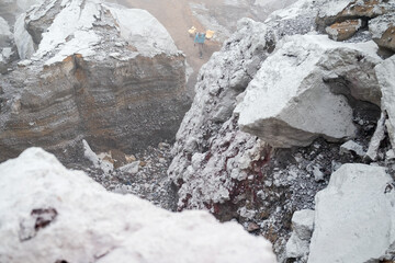 Mount Ijen Crater is a tourist spot that has a number of interesting panoramas such as blue fire and sunrise. Tourists can observe the activities of sulfur miners in extreme environments.