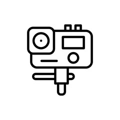 Extreme Camera  icon in vector. Logotype