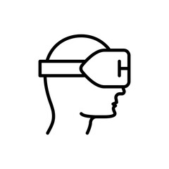 Virtual Reality icon in vector. Logotype