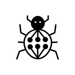 Malware icon in vector. Logotype