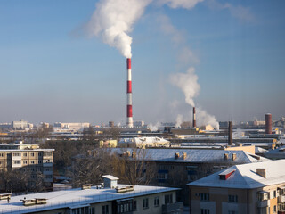 The Factory chimneys.