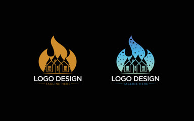 Resort Hotels Creative Logo design