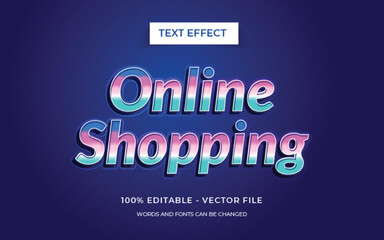 Editable 3D text effect or graphic text style