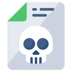 Modern design icon of file hacking 