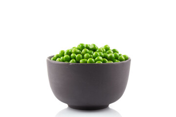 Bowl of green wet pea