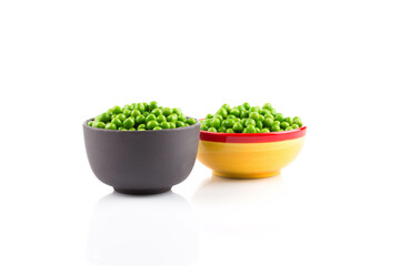 Bowl of green wet pea