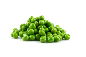 Pile of green wet pea