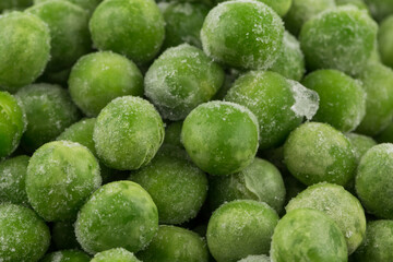 Green frozen peas
