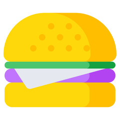 Modern design icon of burger