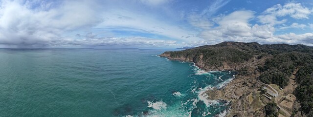 京丹後市　まるで海外の様な山陰海岸ジオパーク　荒れる冬の綺麗な日本海