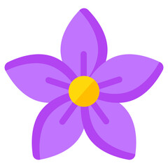 A beautiful design icon of balloon flower 