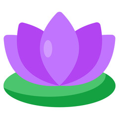 A creative design icon of tulip flower 