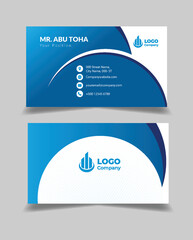 vector Clean professional business card template